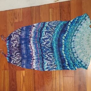 Twelfth Street by Cynthia Street silk fishtail hem dress